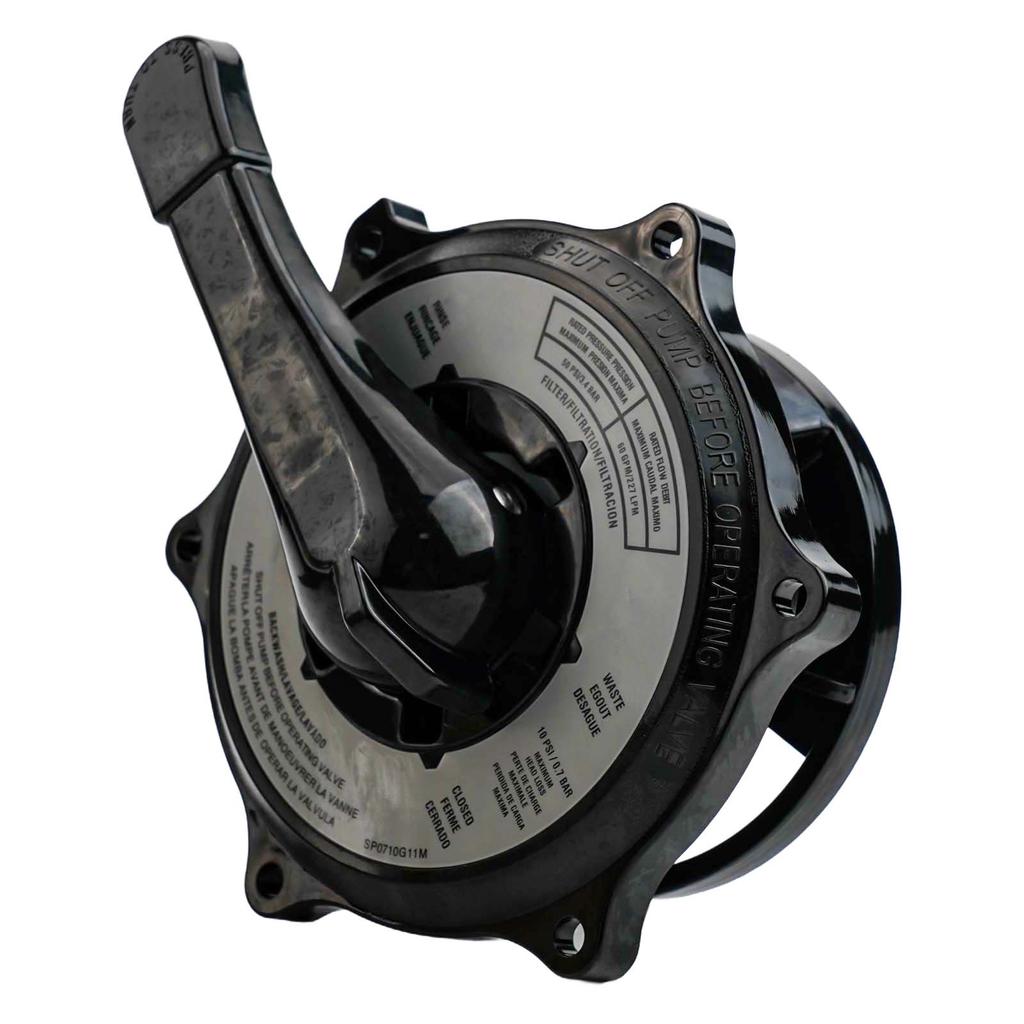 Key Cover with Handle Assembly for Hayward SPX0710 Series Multiport Valve Replacement Part for Pool Maintenance