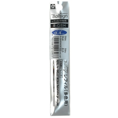 Sakura Crepas Multifunctional Pen Refills for Ball Sign 4+1 Blue 10 Pieces R-GBH04#36(10)