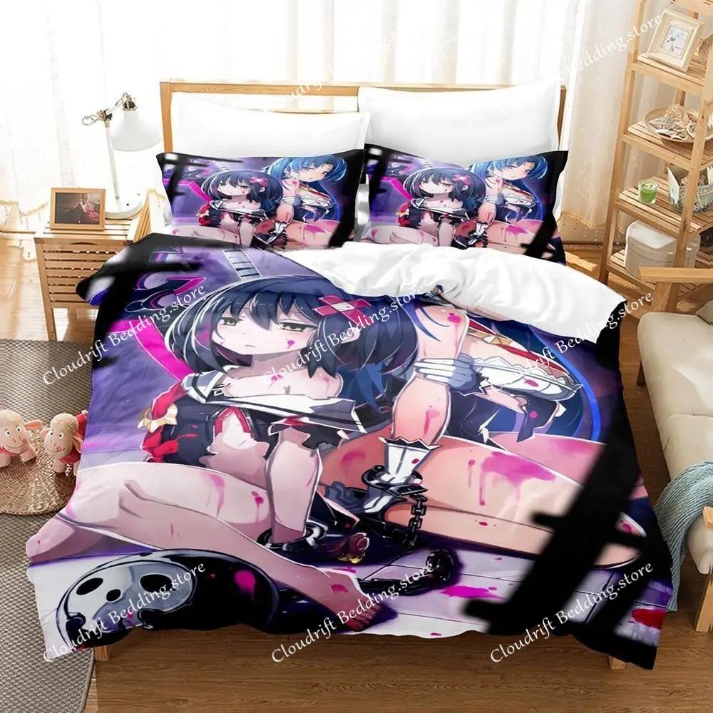 Mary Skelter Finale Bedding Set Single Twin Full Queen King Size Bed Set Adult Kid Bedroom Duvet Cover Sets Game Bed Sheet Set