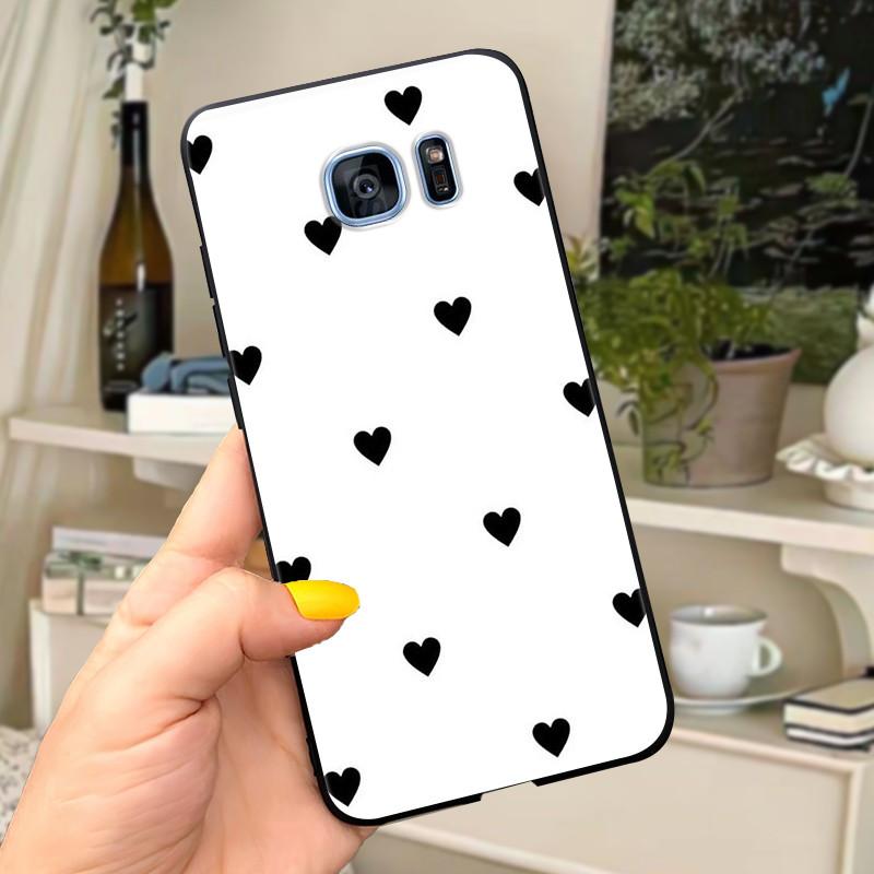 For Samsung Galaxy S7 edge Case Cover Cute Letters Soft Silicone Coque Phone Case For Samsung s 7 S7 edge S7edge G930 G935 cases