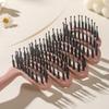 Yousheng Boar Bristle Hair Brush Portable Anti-static Vented Hair Paddle Brush Women Scalp Massage Hair Voluming Styling Detangling Comb