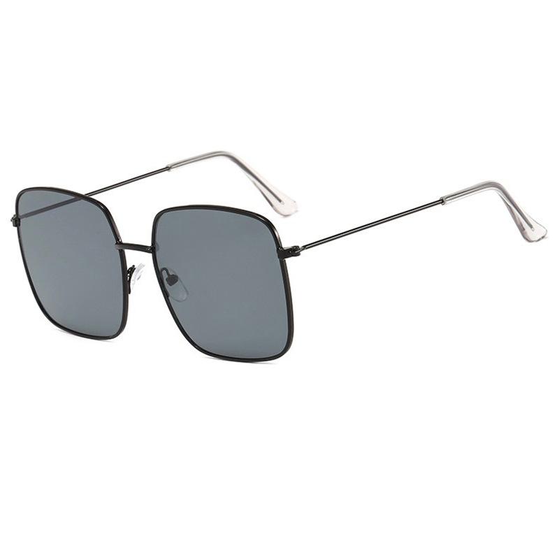 New Large Square Frame Sunglasses Men Women Internet Celebrity Same Style Korean Retro Trend UV Protection Sun Glasses