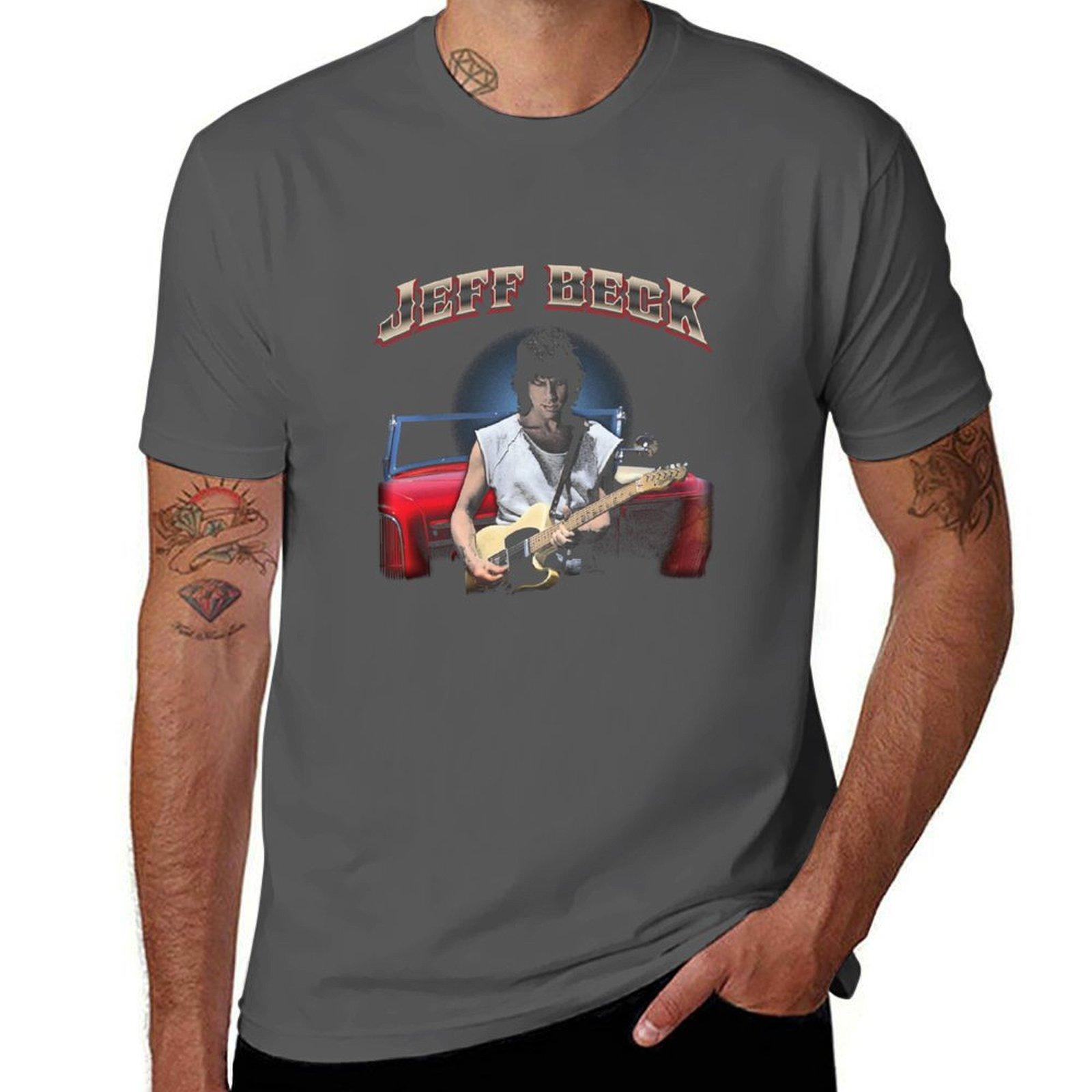 

Jeff Beck T-Shirt t shirt for man 100 percent cotton t shirt custom print anime t shirts oversize T-Shirt 4XL