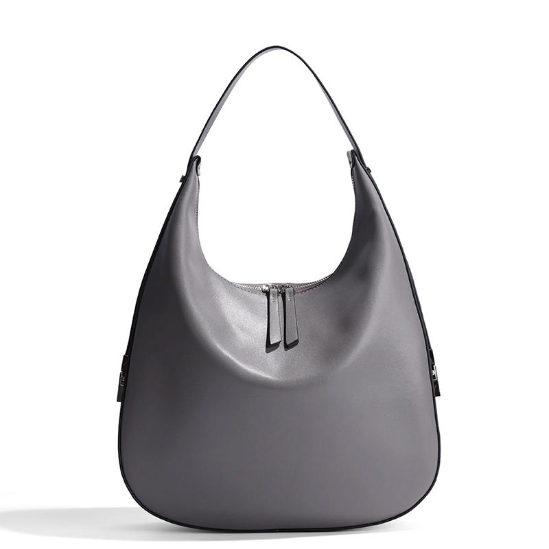 2026 new women's Retro Waxed Genuine Leather Tote Bag Female large capacity Underarm Shoulder Bag Designer Luxury Brand Handbag