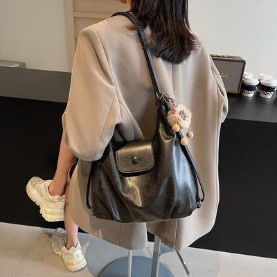 Women's 2025 New Style Dual-Use Large Capacity Tote & Backpack - High-End Shoulder & Crossbody Travel Bag