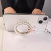 Pearl Mirror Bowknot Royal Crown Suport telefon drăguț Inel pentru Iphone Universal Android Suport telefon pliabil pentru doamnă, femei, fată