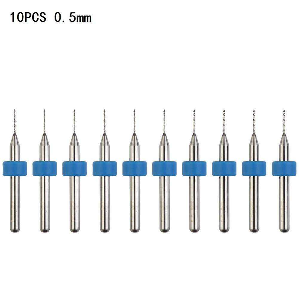 10 Piece Carbide Tungsten Steel Drill Bit Set For PCB Circuit Board
