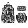 Andrew Garfield Kids Backpack Lunch Box Pencil Boxes for Boys Girls Kindergarten Backpacks Schoolbag Bookbag Set