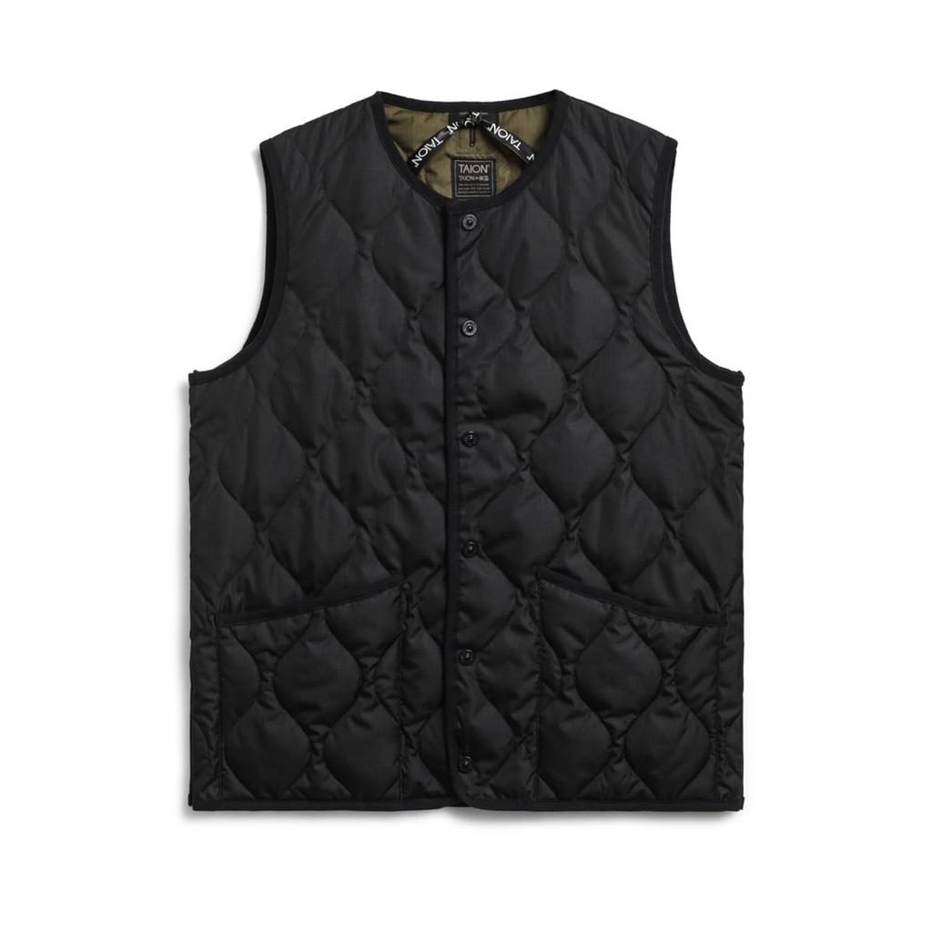 Taion Down Vest Black 004B2ML-1
