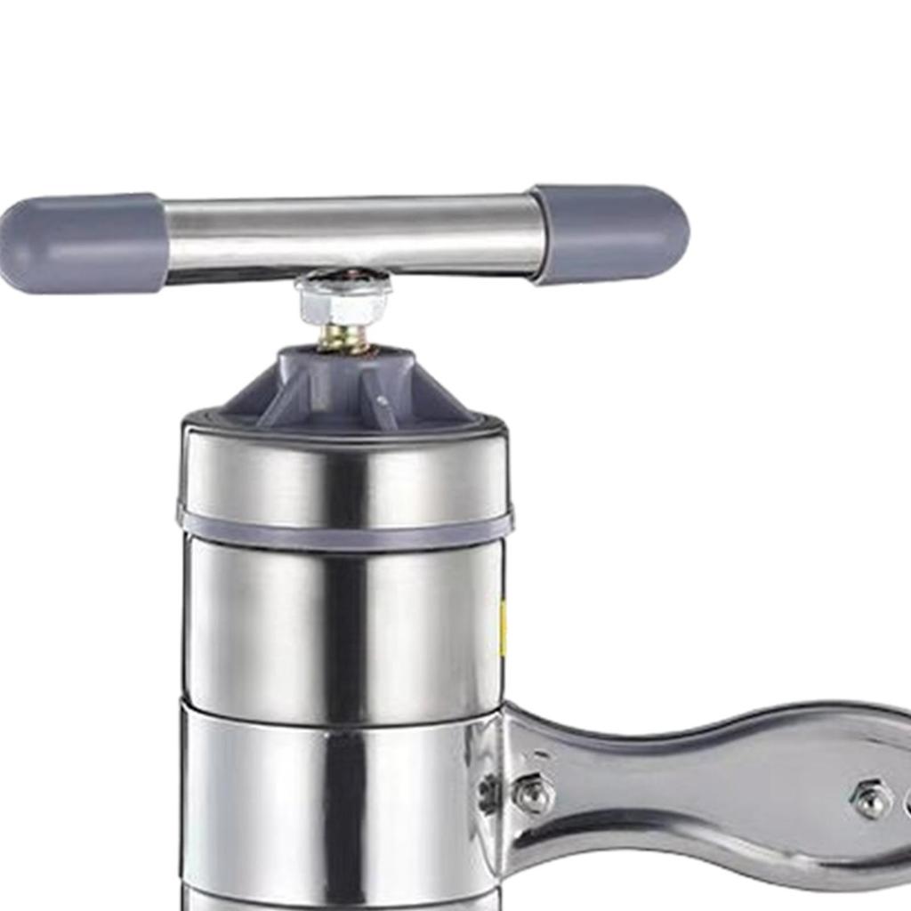 Pasta Maker Handheld Spaghetti Stainless Steel Lasagna Multipurpose Manual with Pasta Shapes Gadget Ramen Noodle Press Machine