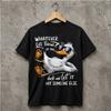 Whatever Life Throws At You Funny Duck Pun T-Shirt Sarcastic Graphic Tee Gift