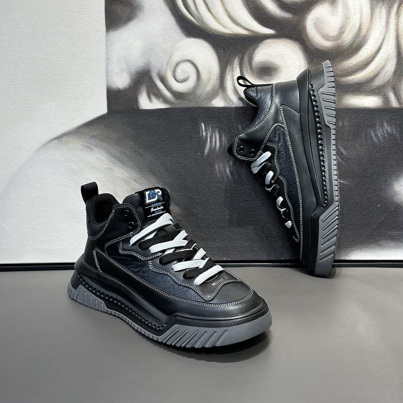 

Winter new platform sports board shoes high-top casual shoes zmd 38 leather shoe size, shoe size is too large