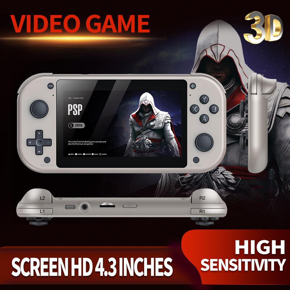 M17 3D Handheld TV Game Console: 4K HD PSP & PS1 Compatible