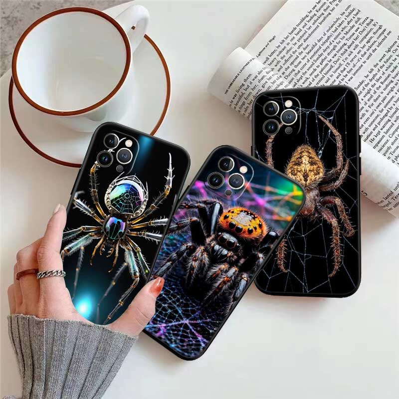 NH40 Spider Nytt exklusivt skalfodral för iPhone 16 15 14 13 12 Pro Max Plus Mini