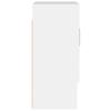 Wall Cabinet White 60 x 31 x 70 cm Particleboard