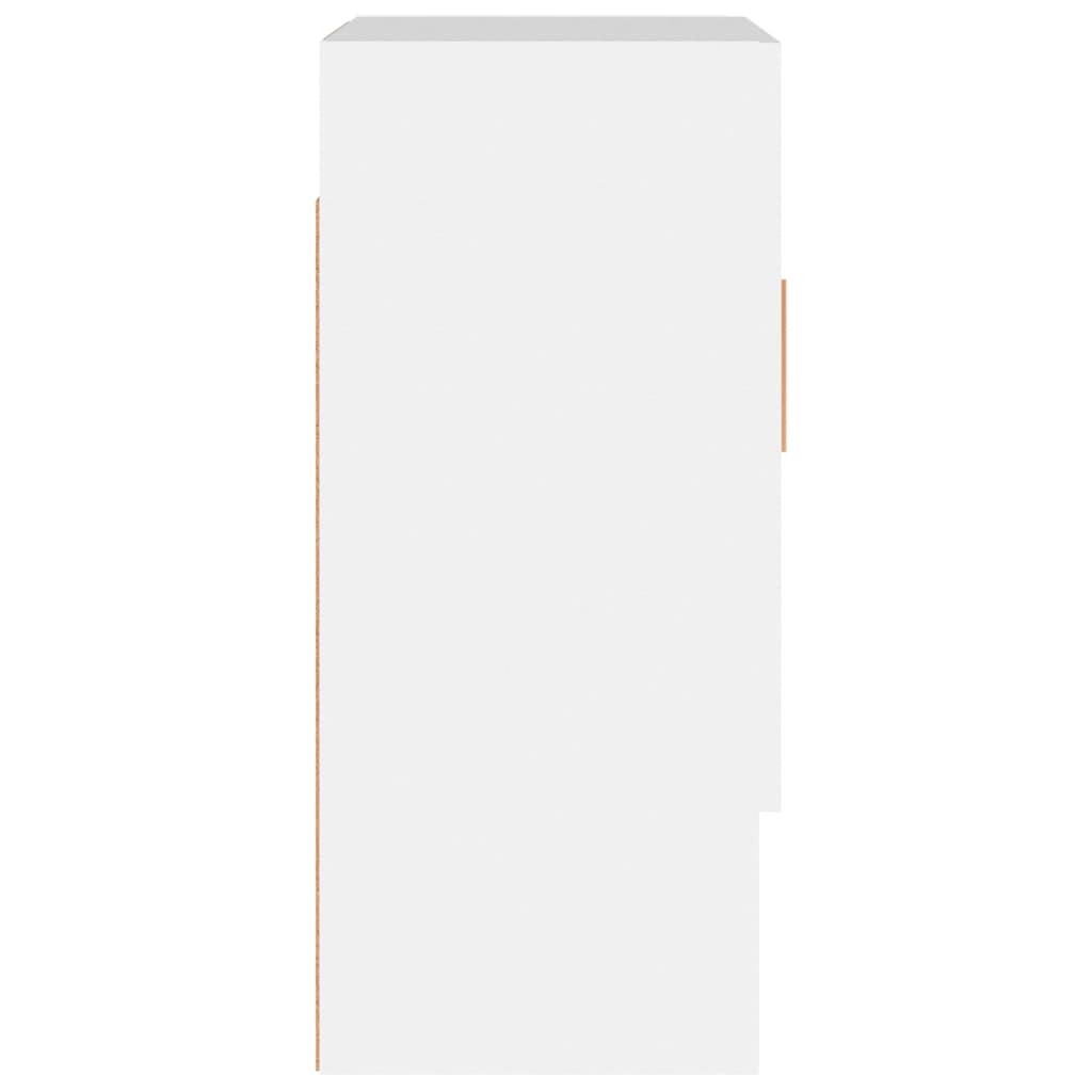 Wall Cabinet White 60 x 31 x 70 cm Particleboard