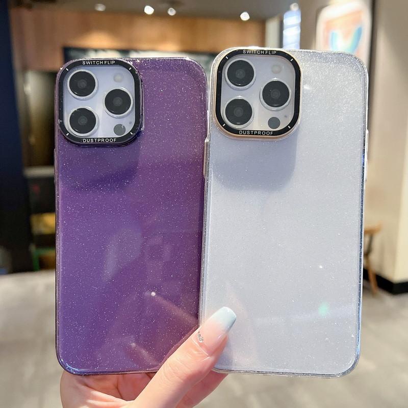 

Кронштейн объектива, блестящий прозрачный противоударный чехол для iPhone 14 13 12 Pro Max с защитной пленкой для камеры ПК