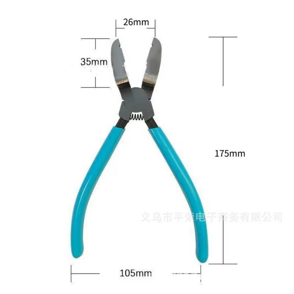 Heavy-Duty Automotive Clip Pliers Set Audio Interior Rubber/Plastic Clip Pick & Diagonal Pliers for Fastener Removal