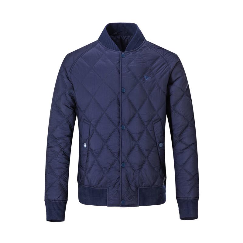 

SEPTWOLVES Diamond Quilted Padded Baseball Collar Jacket 4XL 190