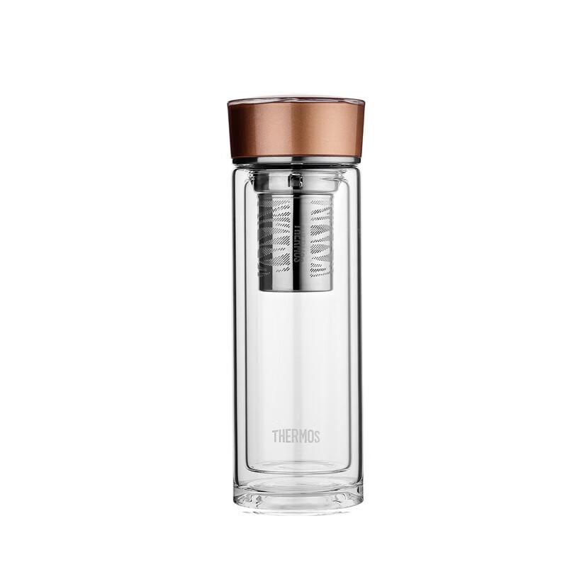 Thermos Double-Wall Glass Tea Infuser Bottle