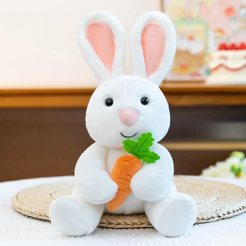 Plush Bunny Toy With Soft Pp Cotton For Kids And Giftgiving Carrot