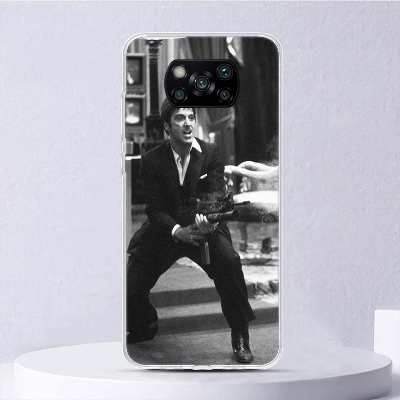 Scarface 1983 Film Al Pacino Movie Soft Case For Xiaomi Poco X7 X6 X5 X4 X3 Nfc F7 Ultra F6 F5 Pro Phone Cover F4 Gt F3 M5S M4 M