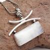Moonstone Gemstone Handmade Women's Unisex Silver Jewelry Pendant 1.5