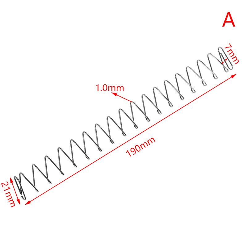 

Пружина сжатия квадратной плоской пружины диаметром проволоки 1,0 мм 1.0*7*21*190