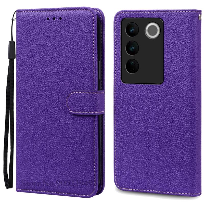 For Vivo V27e 4G Case Wallet Leather Flip Cover For Vivo V27E Case Stand Book Cover For VIVO T2 4G  Case Soft Silicone Fundas