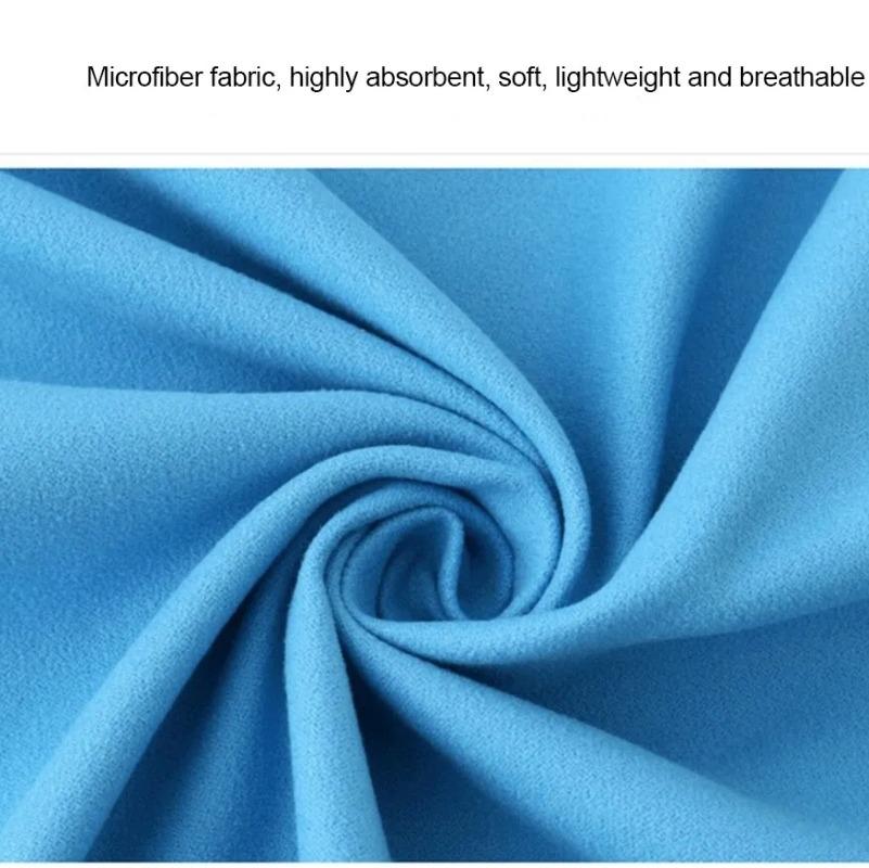 Fast Dry Sport Towel Multifunctional Travel Swimming Yoga Towel Blue Ultra Soft Lightweight Super Absorbent Towel