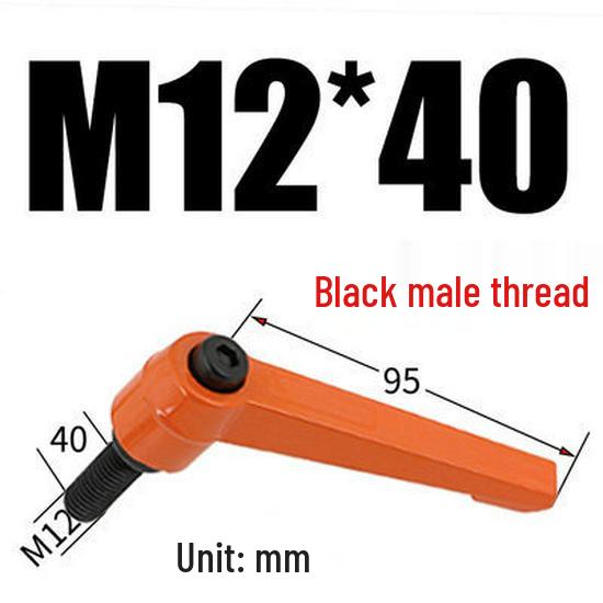 Adjustable Ratchet Handle L-Shaped Wrench with M5/M10/M16 Set Screw 7-Shaped Quick Lock Bolt