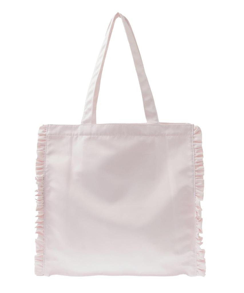 Sac Cabas Carré à Volants en Satin Maison de Fleur pour Femme, Noir, 08000881100