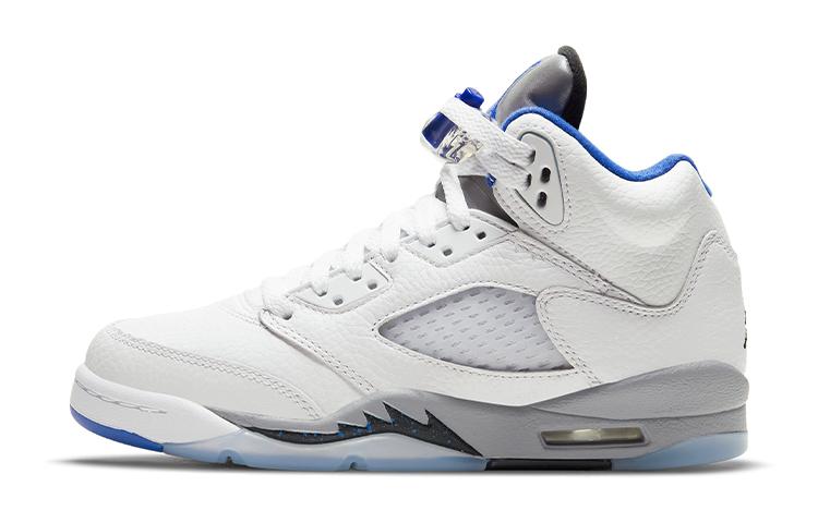 

Jordan 5 Retro White Stealth 2021 GS 440888-140 35.5