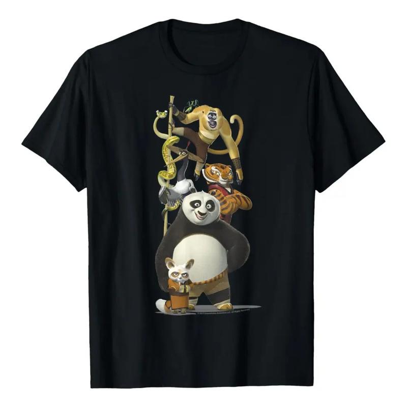 Camiseta Con El Retrato De Kung Fu Panda Po And The Furious S