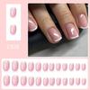 Square Nail Tips Acrylic Fake Nail Glues On Nail Press On Nail Artificial False Nail Stick On Nail for Womens Girls