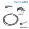 uxcell 9.84ft Drain Auger Cable, Pipe Cleaning Spring Clog Removal, Flexible Plumbing Snake Pipe Drain Cleaner for Kitchen Shower Sinks