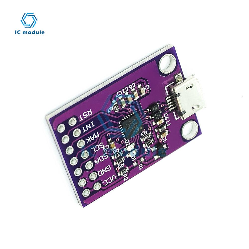 P2112 USB To Serial Adapter 2.0 USB To SMBus I2C Communication Module 2.0 MicroUSB 2112 Evaluation Kit for CCS811 Sensor Module