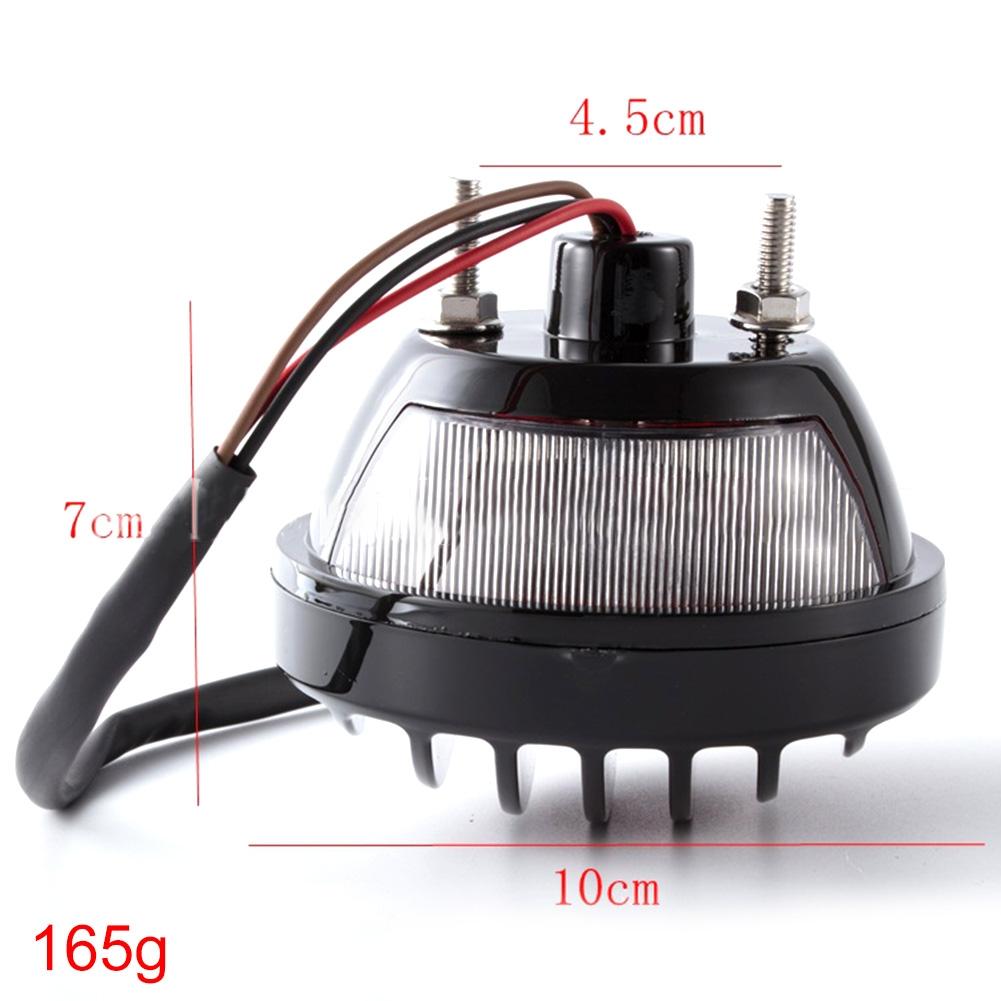 Černé zadní světlo na motocykl pro Harley Cruiser Cafe