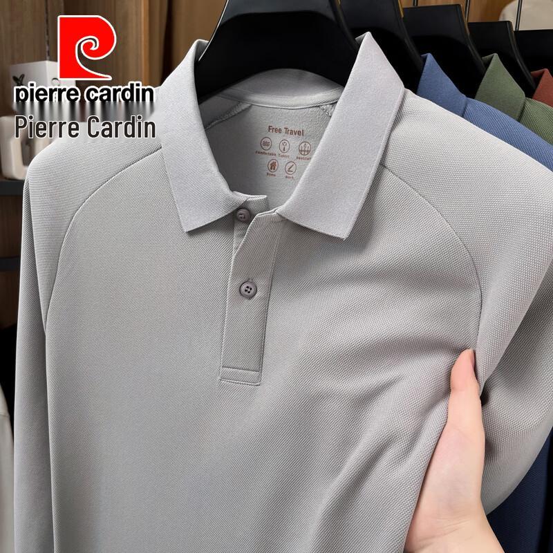 Pierre Cardin Men's Business Casual Long Sleeve T-Shirt