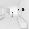 2 pcs Nylon Speaker Wall Mount Brackets Adjustable Bracket for Bookshelf Surround Sound Speakers