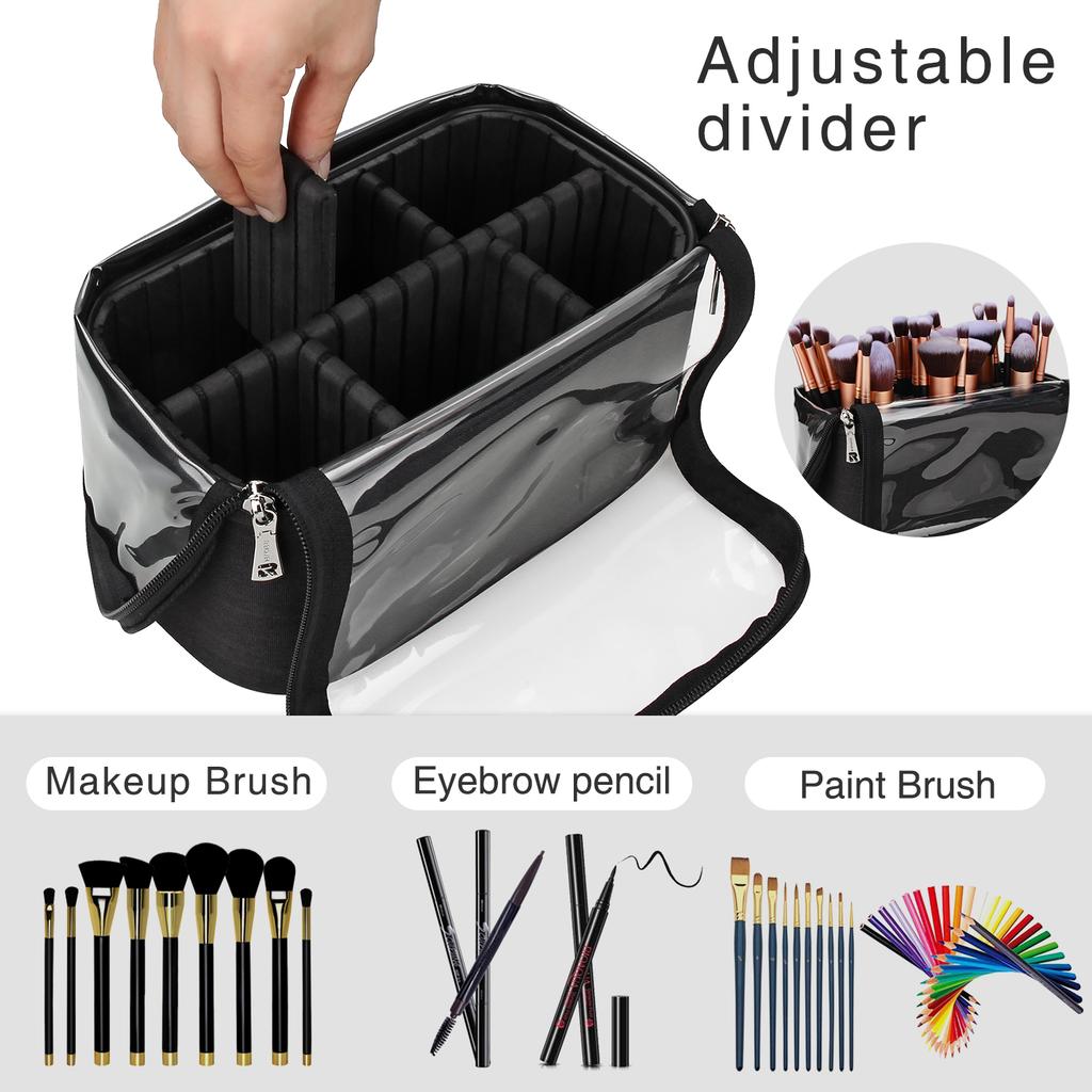 Relavel Makeup Organizer Storage Box Customized Pouch Cosmetic Bag Small Waterproof Beauty Makeup Brush Travel Case