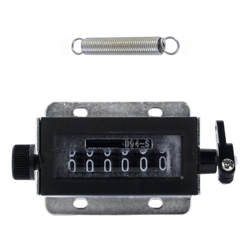 5 Digit/6 Digit Manual Counter Hand Tally Counters 0-99999/0-999999 Mechanical Resettable Pull Strokes Clickers Counter