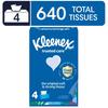 Trusted Care 2-Ply Facial Tissues 4 Flat Boxes 160 Sheets Per Box Unscented Clean Shield Technology Strong Absorbent Non-Lotion