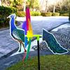 Plastic Cartoon Windmill Three Dimensional Wind Spinner  Home Garden Decoration