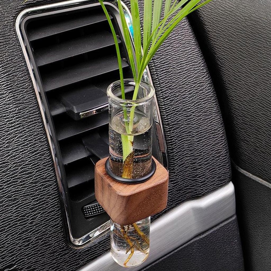 Car Propagation Vase Vent Clip Refillable Essential Oil Diffuser For Elegant Interior Decoration Auto Accessory For Fresh Aroma