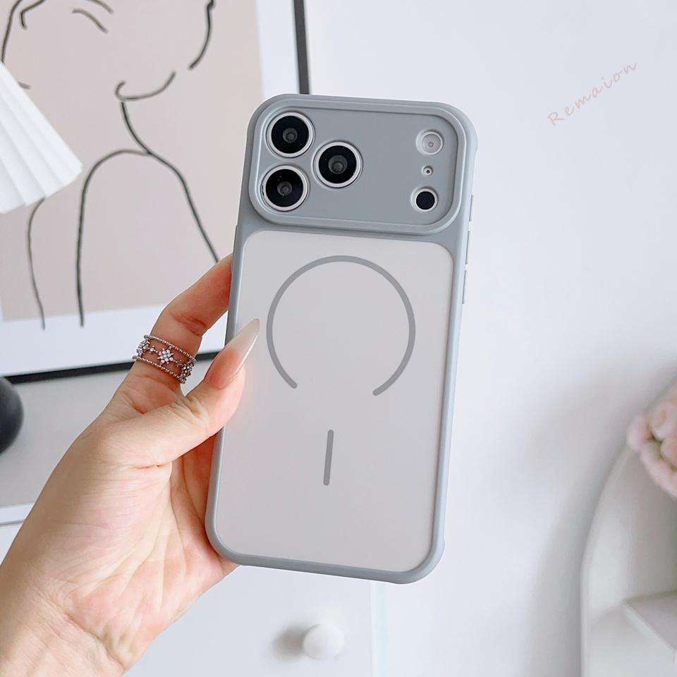 Magnetic Phone Case For iPhone 13 11 12 14 15 16 Pro 17 Max Air Magsafe Heat dissipation Wireless Charge Silicon Protector Cover