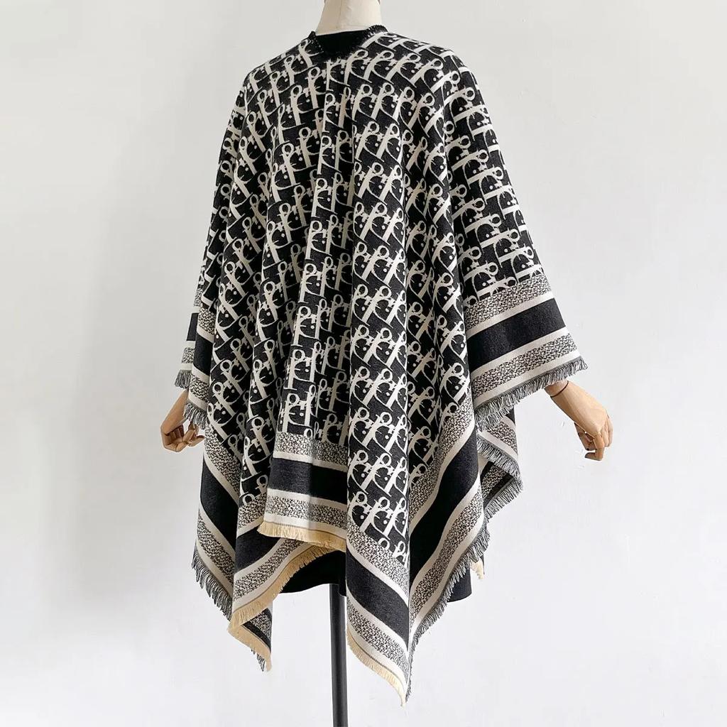 Luxury Kerchief Imitation Cashmere Scarf Women Design Warm Pashmina Blanket Scarves Female Shawl Wraps Thick Foulard Bufand