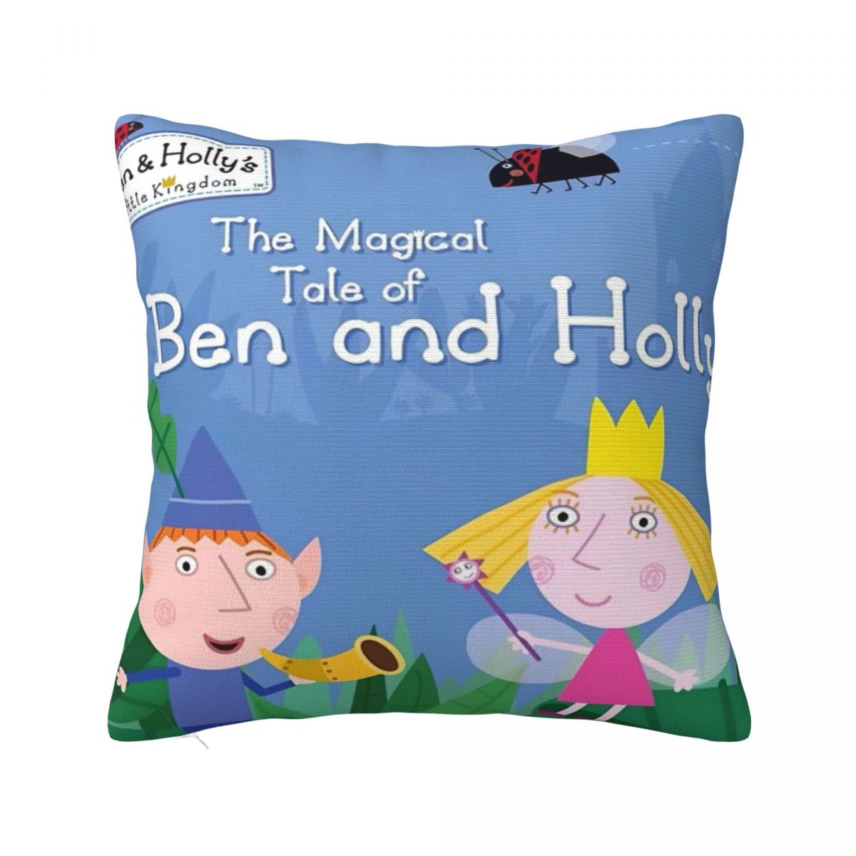 

Trendy Home Ben And Holly s Kingdom Ben Y HollyDecoration Pillowcases Merch Pillow Cover Zippered Multi Size 22x22Inch