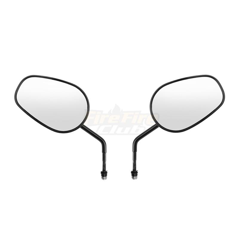 Pro Harley Touring Road King Road Glide Sportster 883 1200 Dyna Heritage Softail FXDB Černý motocykl 8MM zpětná zrcátka