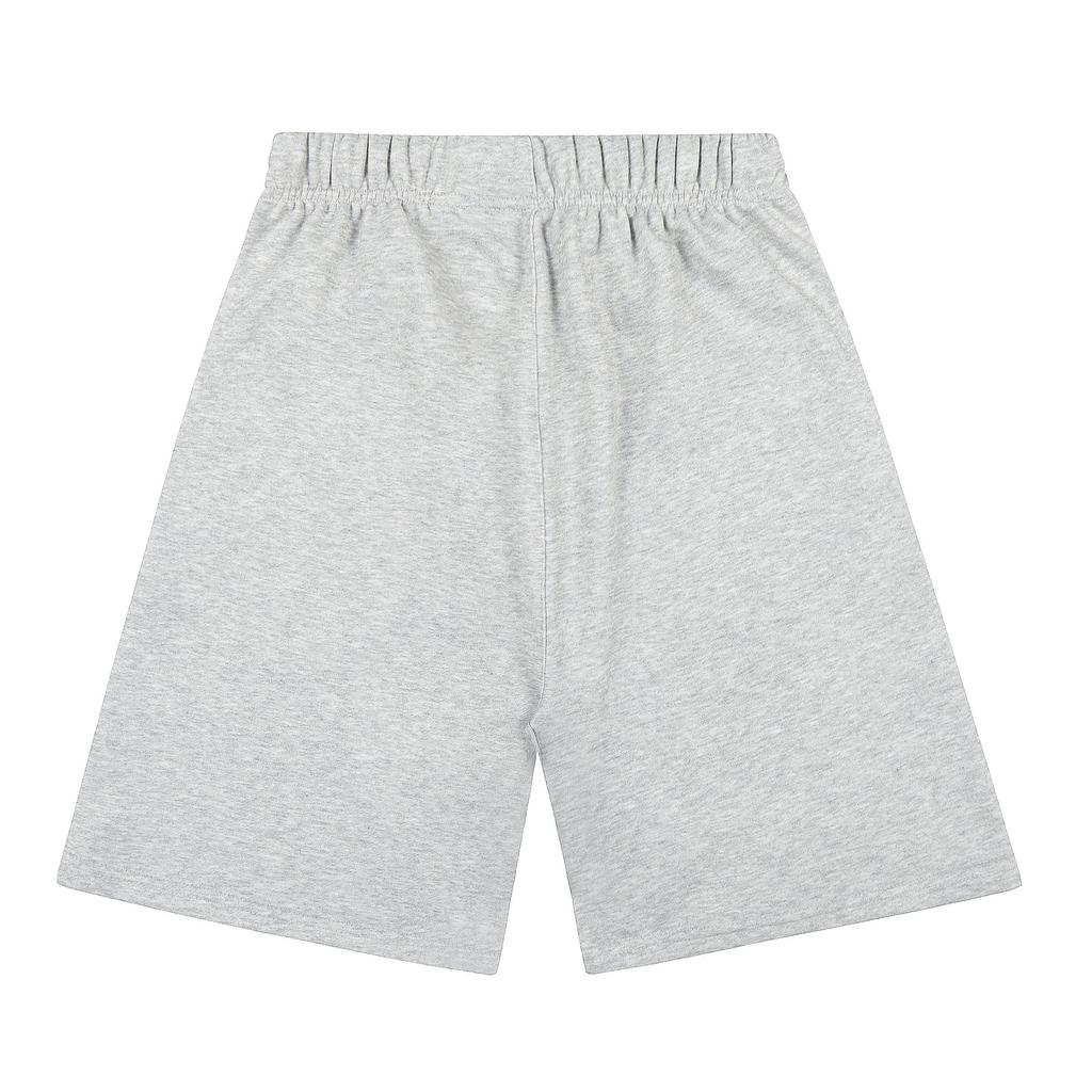 Fear of God Essentials Roter Buchstabenaufdruck Schweißshorts Unisex Locker Baumwolle Kordelzug Elastische Taille Lässige Sportshorts
